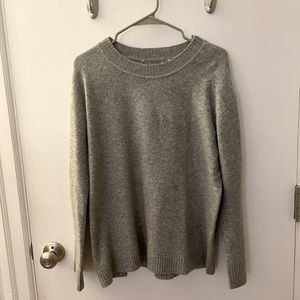 LOFT Cozy Gray Relaxed Sweater